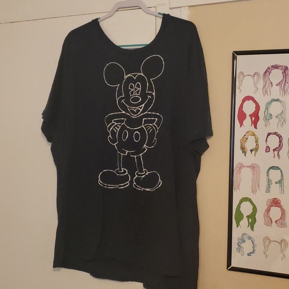 Disney World Glitter Mickey Tee